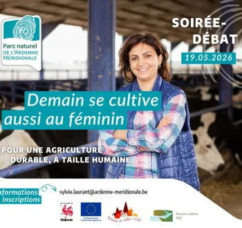 Femme agricultrice devant ses bovins